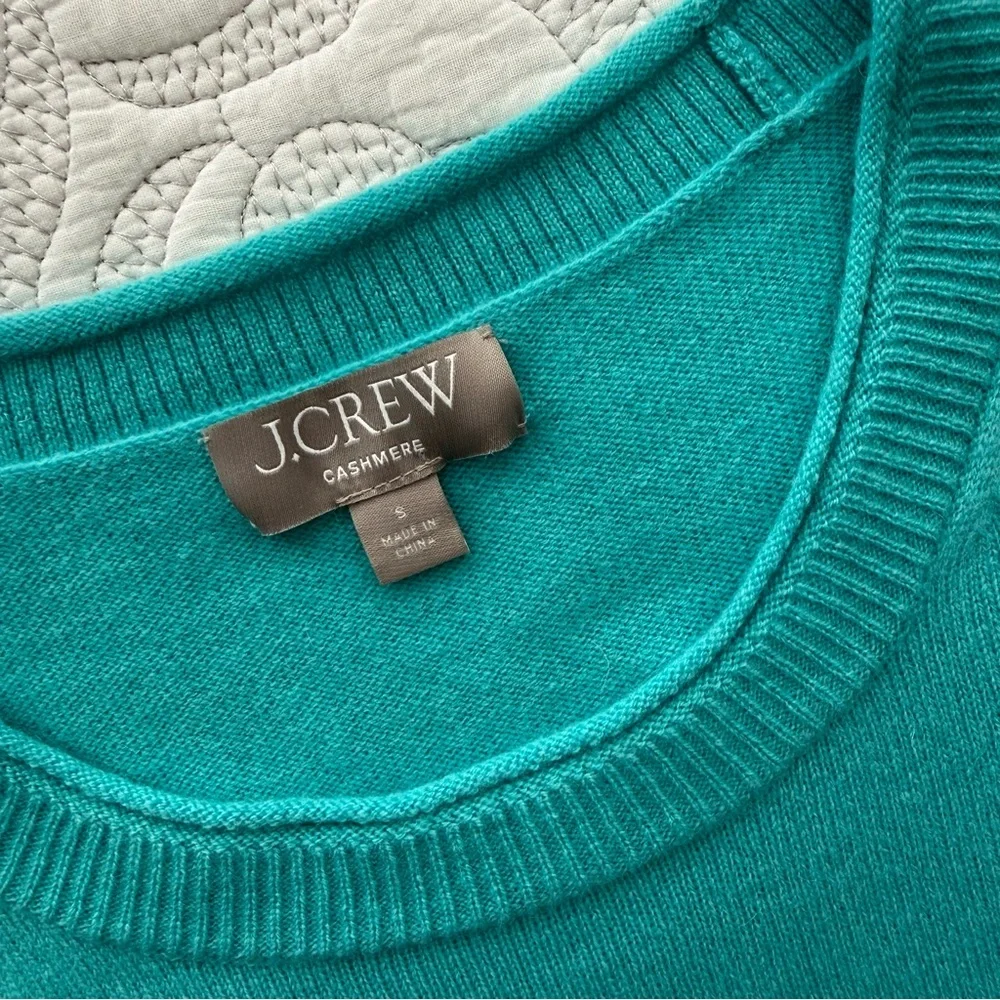 J. Crew - Cashmere Relaxed T-shirt - Bright Blue/Aqua